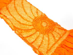 正絹　絞り　帯揚げ